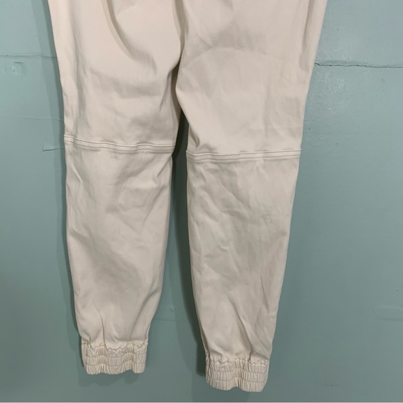 Spanx Stretch Twill Cargo Joggers Cream sz M 20319R - Picture 8 of 12